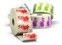 Monochrome labels Monochrome labels