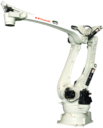 Pramoninis sudėjimo ant paletės robotas Kawasaki